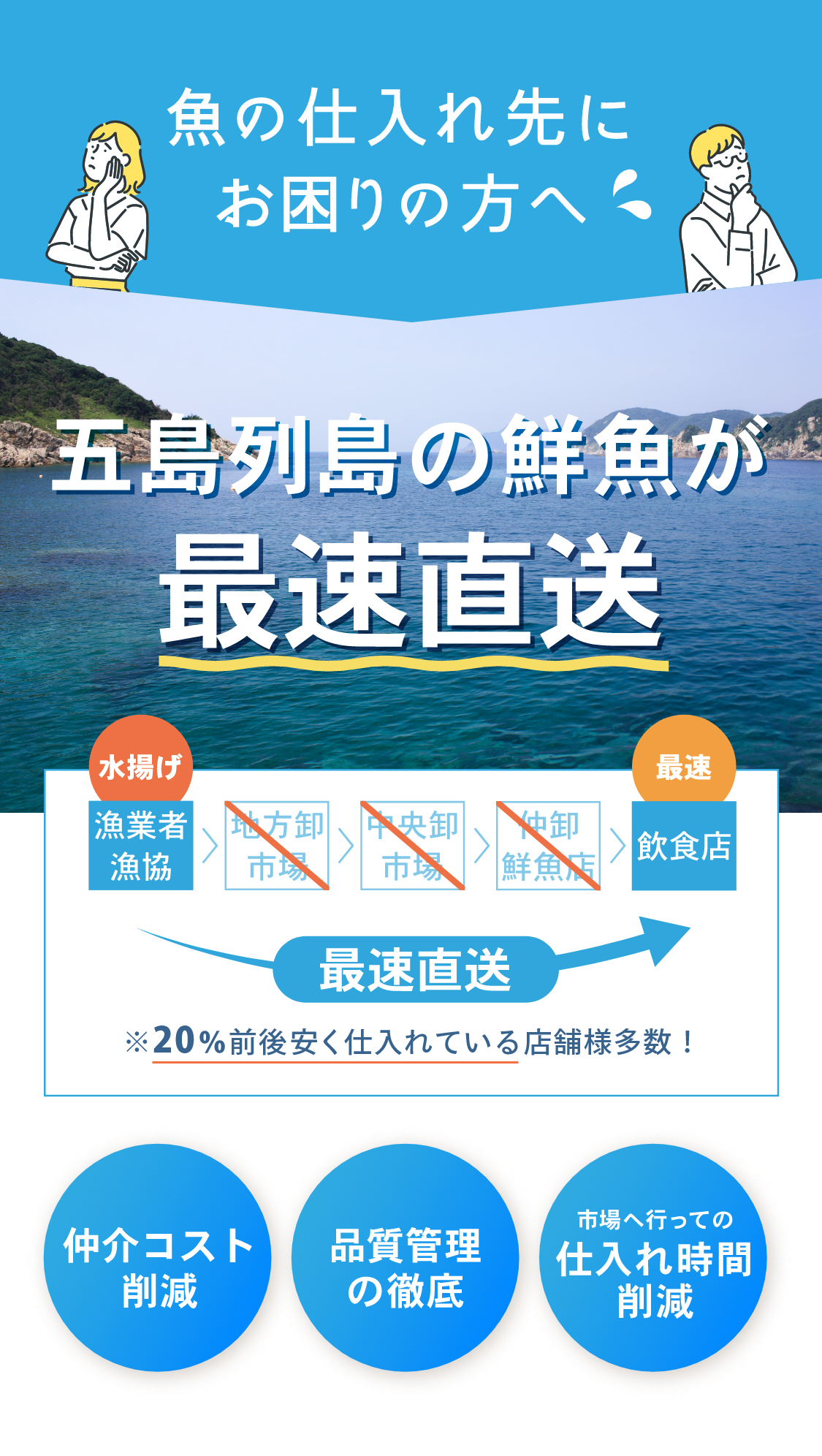五島列島の鮮魚が最短直送
